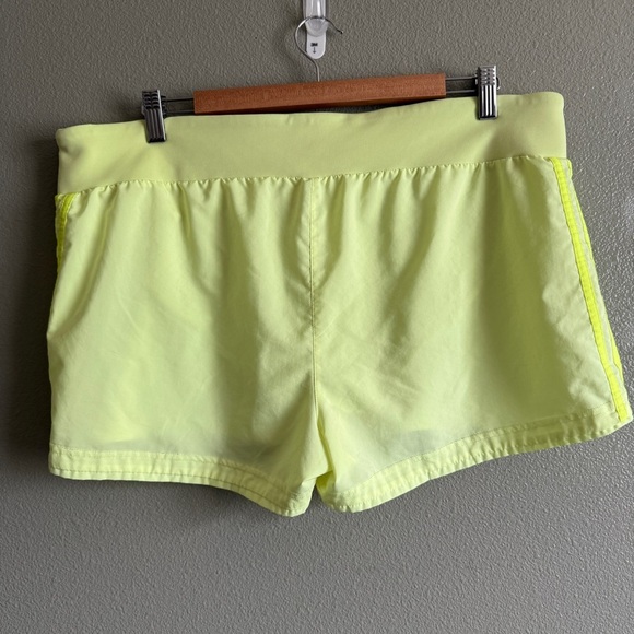 Adidas Neon Yellow Workout Shorts- Size XL - Picture 2 of 6